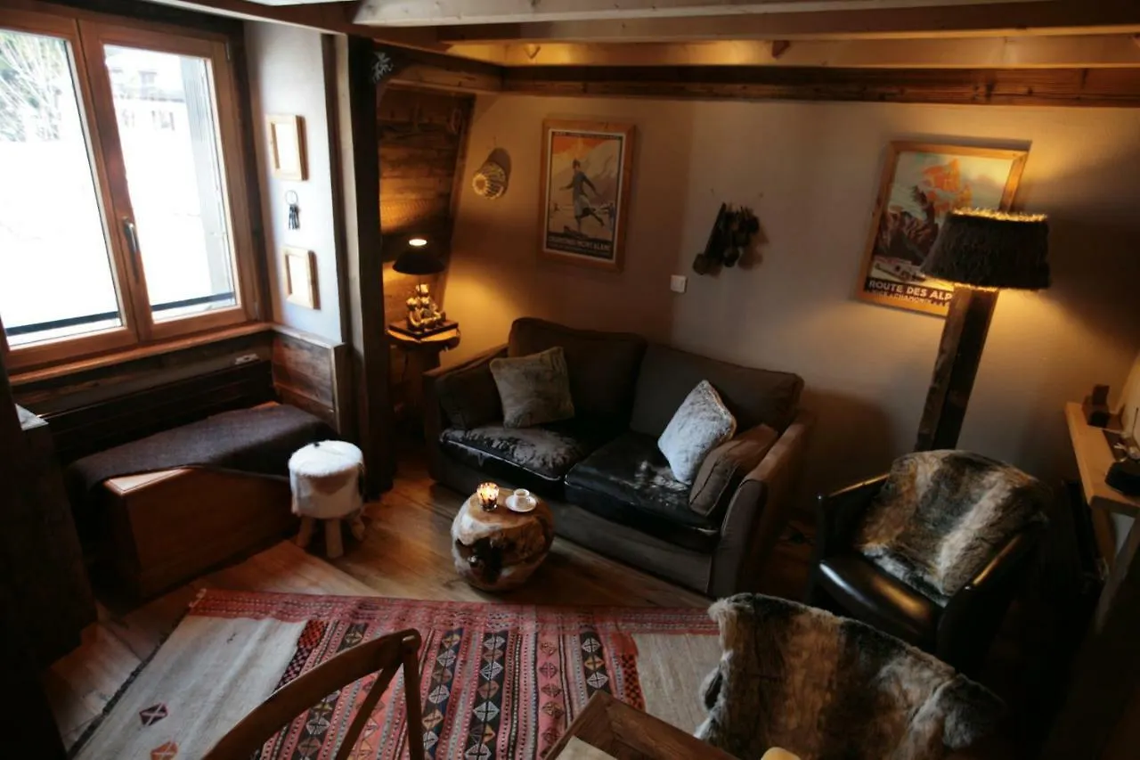 Duplex En Vieux Bois Hyper Centre Lejlighed Chamonix